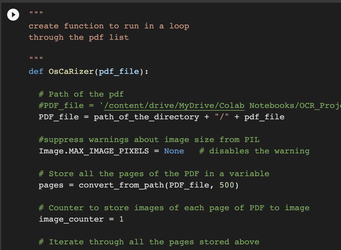 screenshot of the second cell